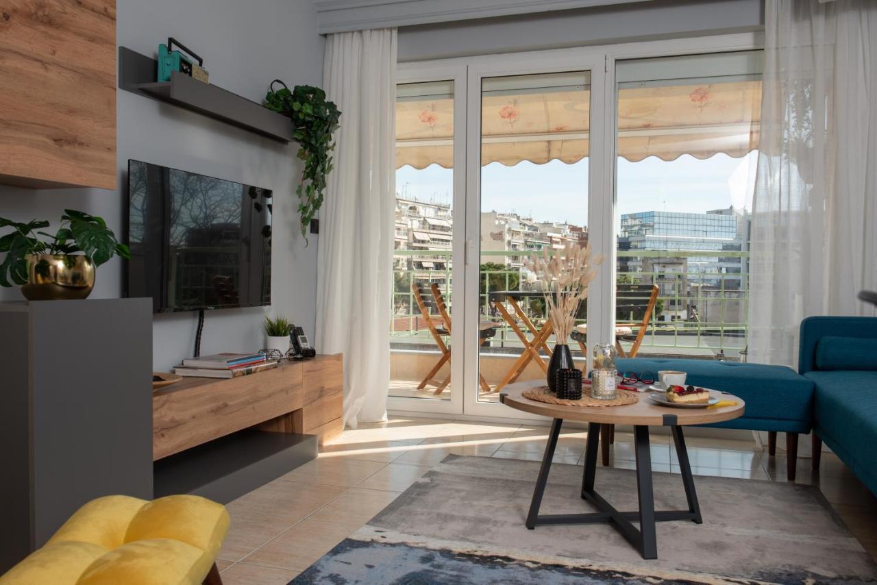 "Orpheus' Apartment" View And Parking Near The Center Thessaloniki Exterior foto